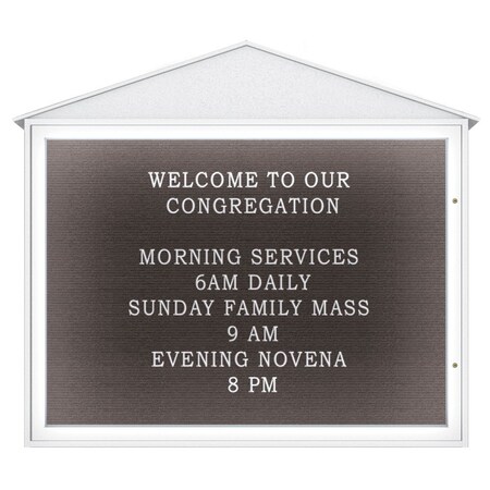 United Visual Products Indoor Enclosed Combo Board, 72"x36", Bronze Frame/Green & Burgundy UVCB7236BZ-GREEN-DBURGU